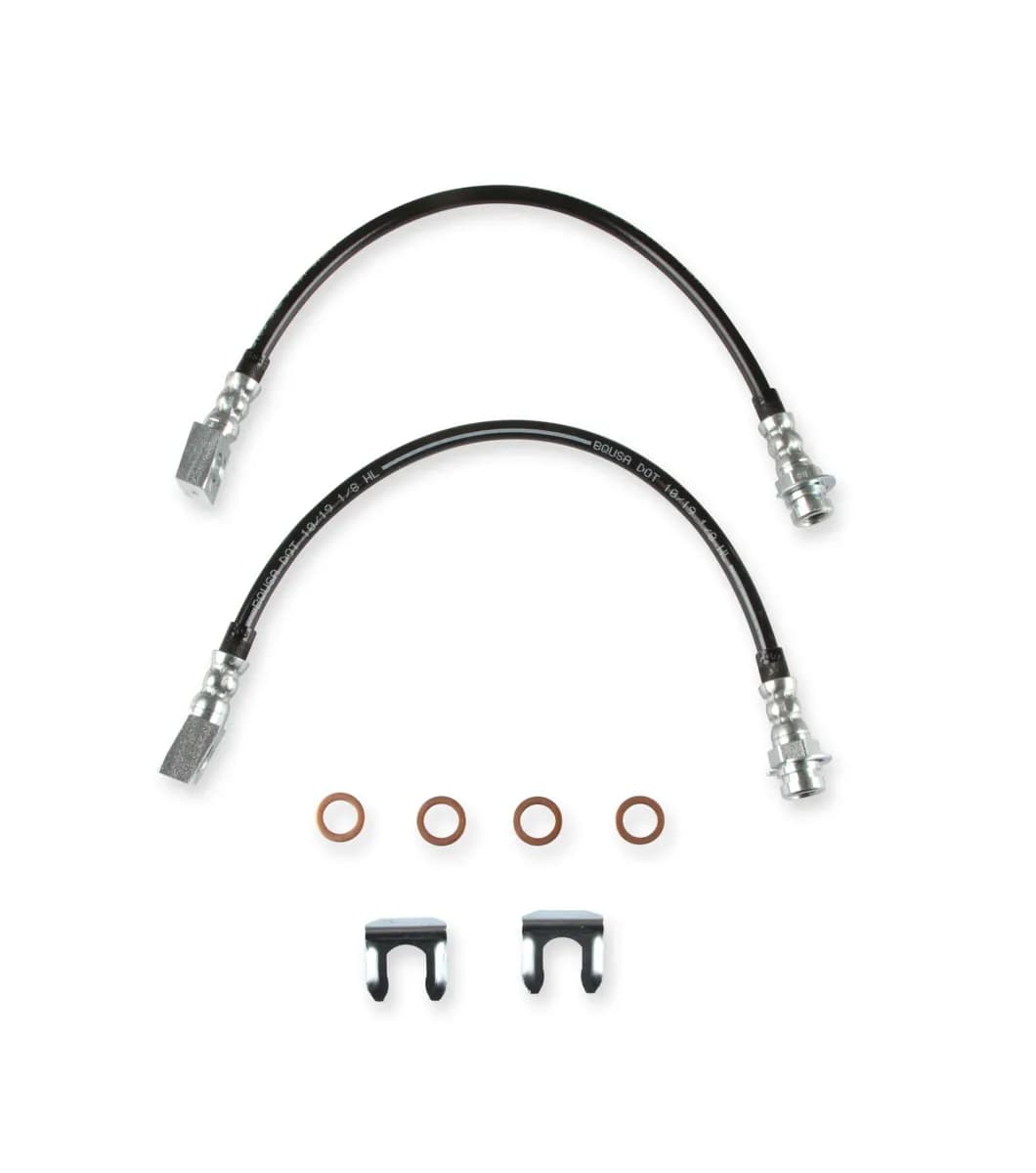 Rekudo Stainless Steel Brake Hose Kit - Front