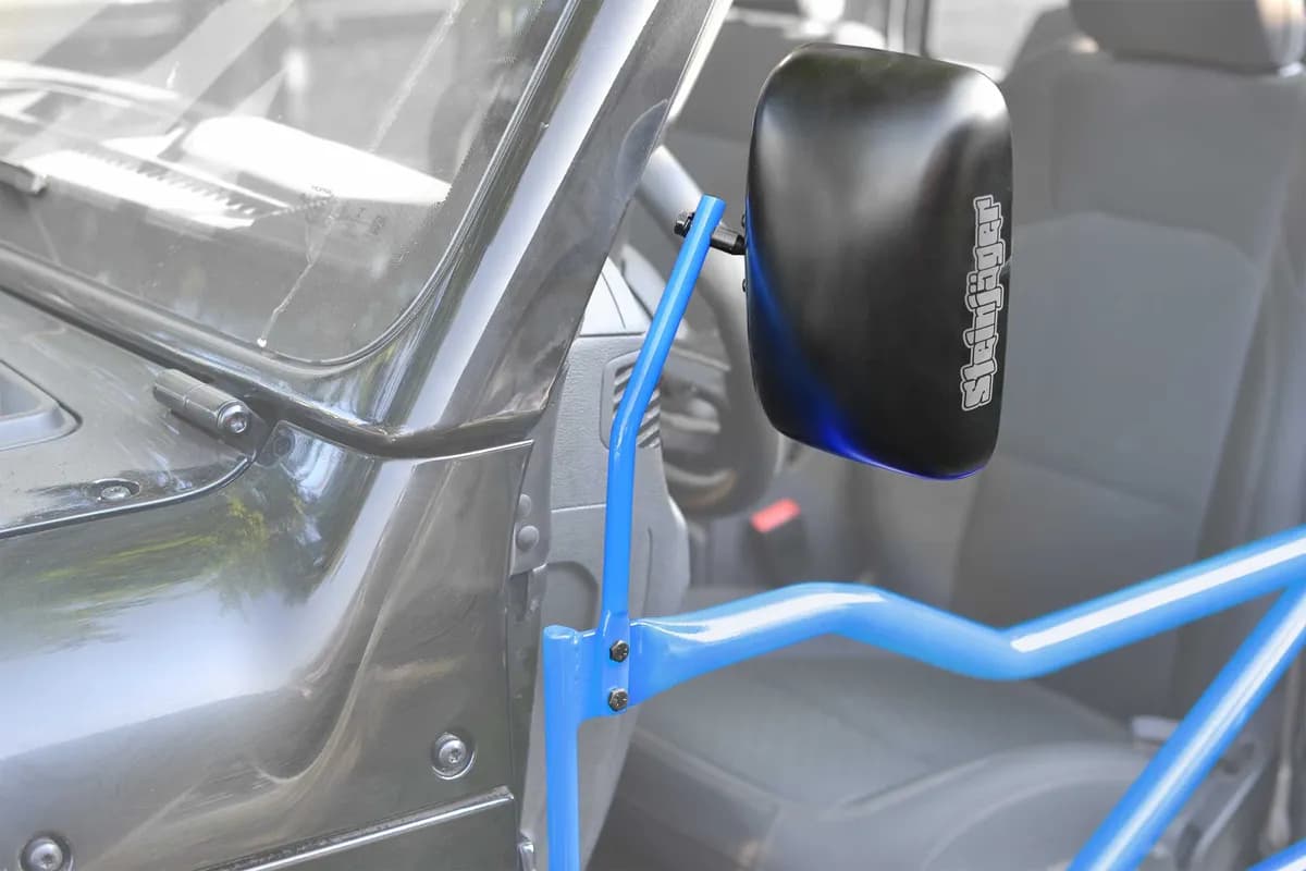 Doors 2018 to Present Mirror Legs to Fit Tube Doors Playboy Blue