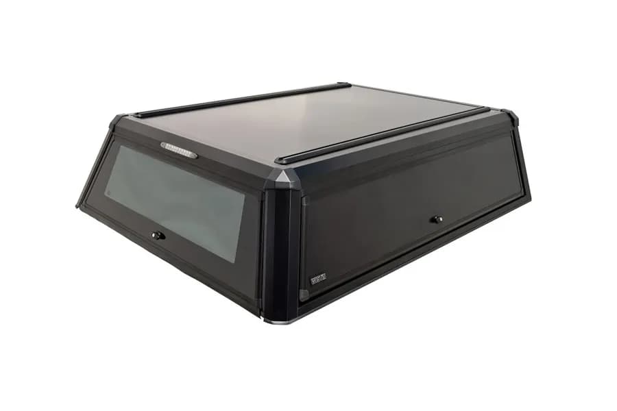 24c Gladiator Exp Truck Cap With Sliding Front Glass Black