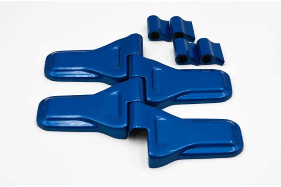 Distinction Applied 2018 - 2025 Jeep Wrangler Gladiator Jeep Wrangler JL/ Gladiator door hinge covers - Hydro Blue DA_HNGCVR_PBJ