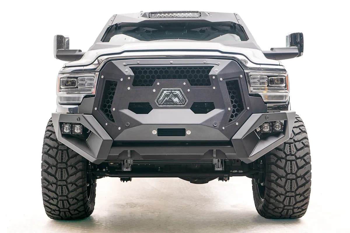 Grumper Crash Bar; 2 Stage Black Powder Coated;