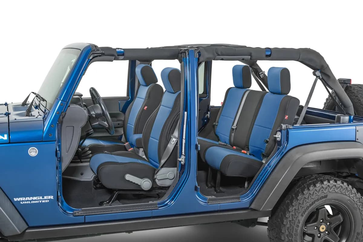 Jeep Wrangler Neoprene Console Lid Cover for 07-10 Jeep Wrangler JK Tan Diver Down