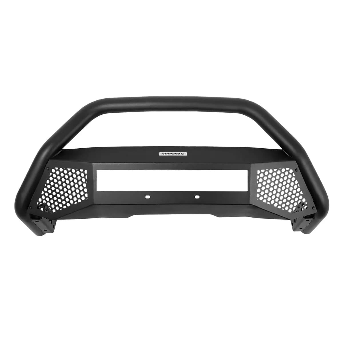 Rc4 lr Frame 2in Textured Rc4 Skid Plate Bull Bar Frameno Brackets Txt Blk