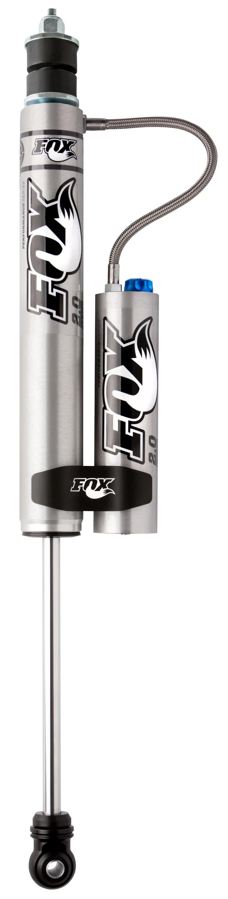 FOX 2.0 Performance Series Smooth Body Reservoir Shock - Adjustable11-On Chevy HD Front ps 2.0 R/R 9.4" 7-9" Lift cd Adjuster