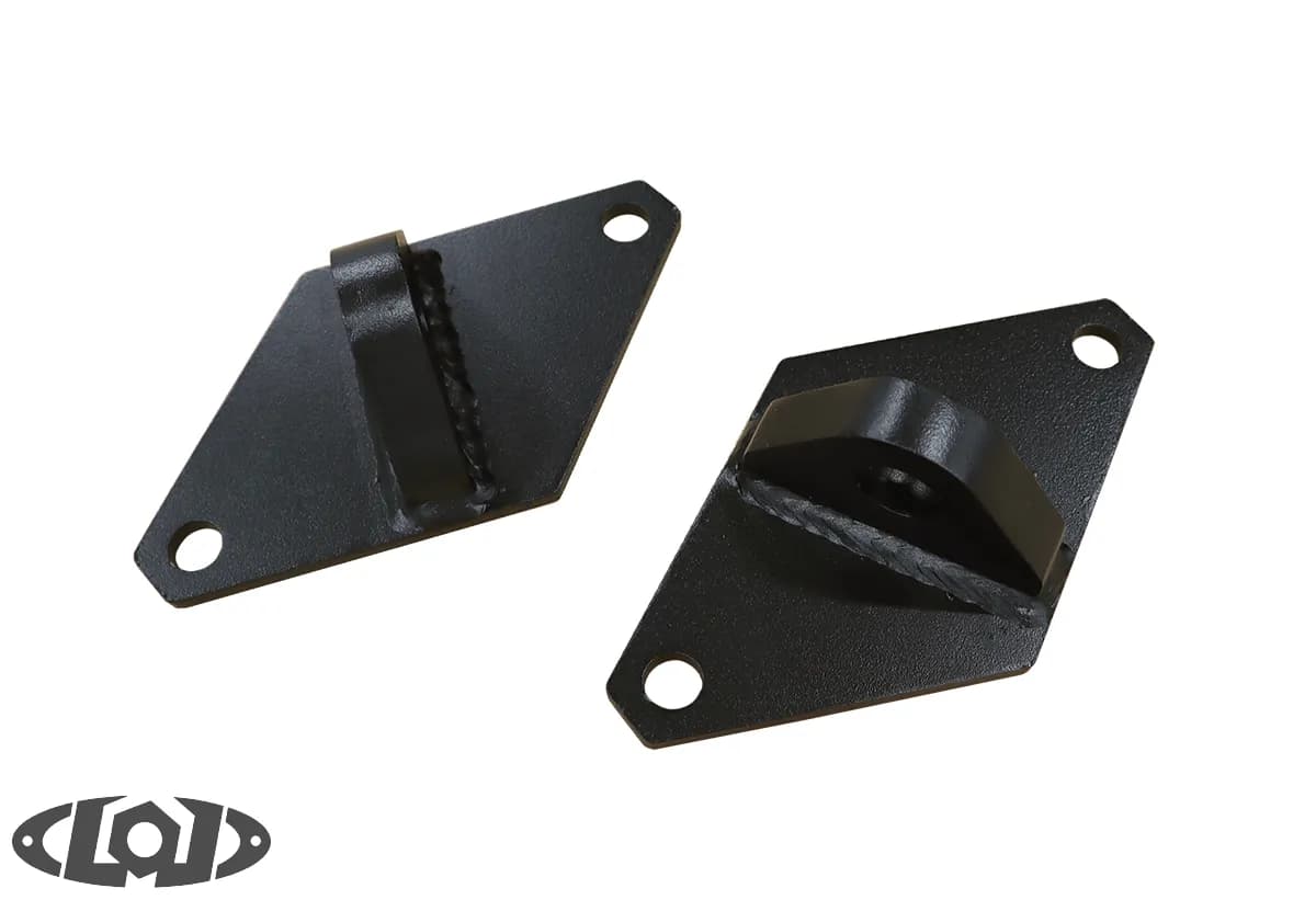 JT Destroyer D-Ring Mounts (pair) (Black Powder Coated)
