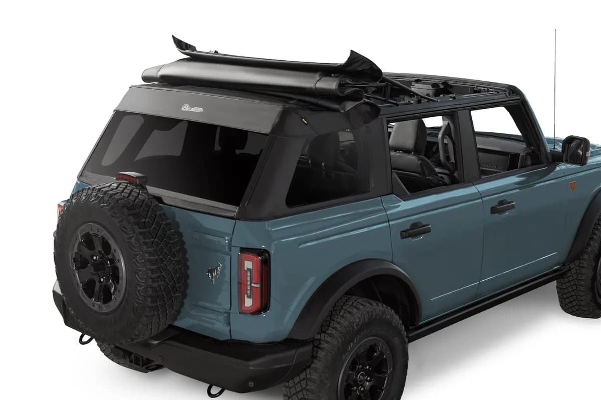Bestop Trektop Slantback Soft Top - Black Diamond - Bronco 4dr 2021+