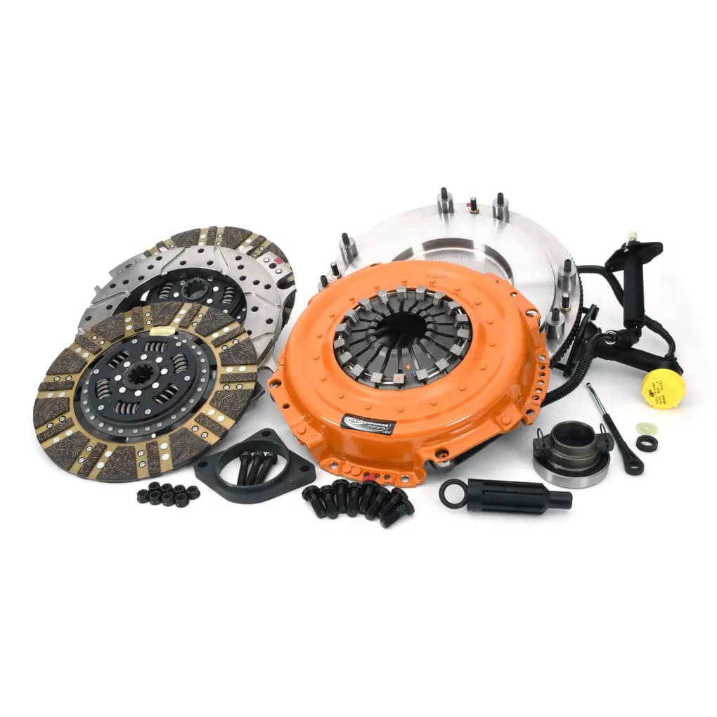 Centerforce ? Diesel Twin and Flywheel Kit, 109.10 lbs, 152 Tooth Gear, 0 in/oz Internally Balanced, 8 Bolt Crank, 1700 ft/lbs Capacity, 12.250in Dia., 10-Spline, Fits Dodge/Ram Cars and Trucks 5.9L/6.7L