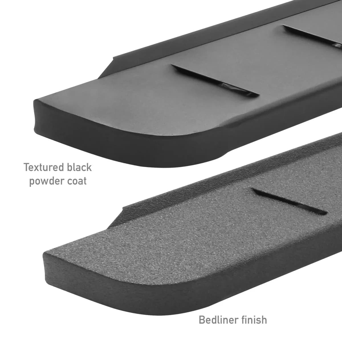 Go Rhino - 6345056820T - RB10 Running Boards With Mounting Brackets & 1 Pair of Drop Steps Kit - Protective Bedliner Coating