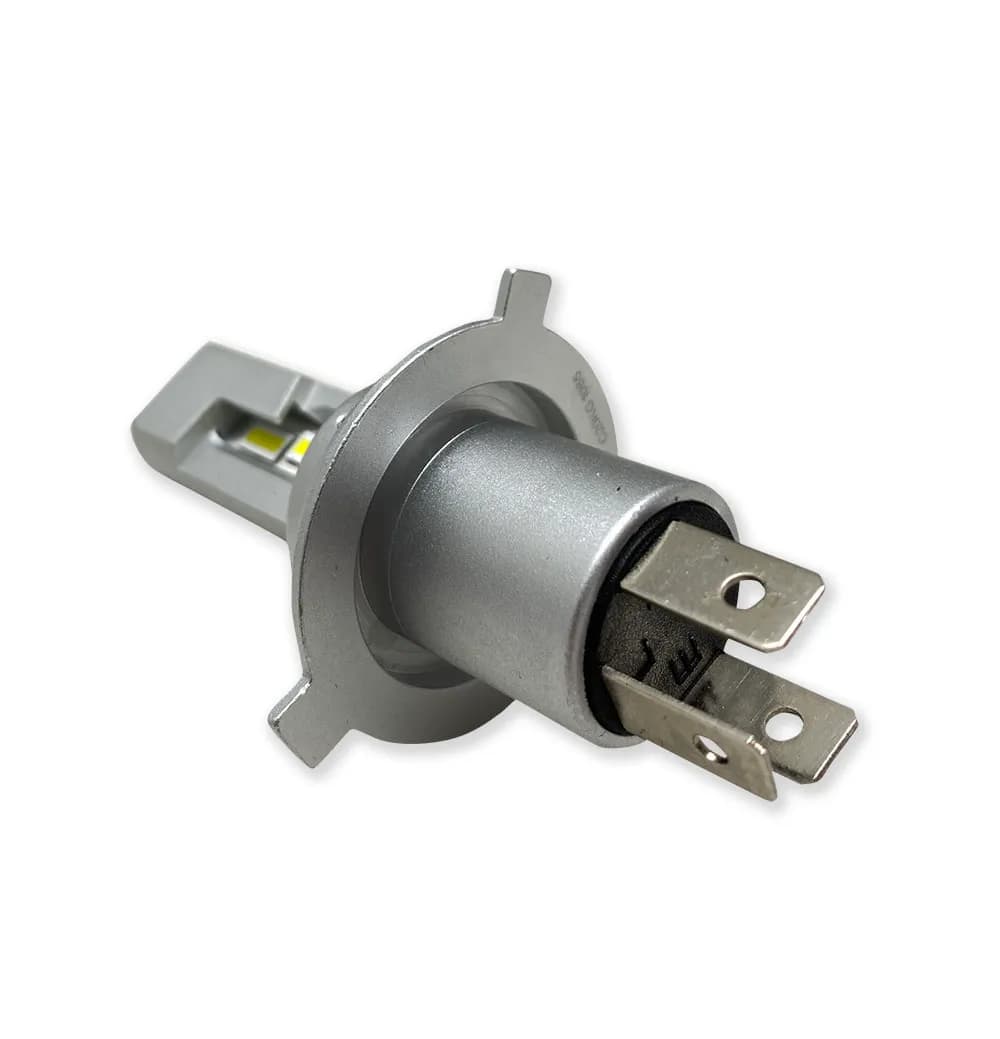 Jeep TJ JK Headlights v2 Drive Series h4 2,500 Lux Driverless Plug-&-Play LED Headlight Kit w/ Canbus Decoder