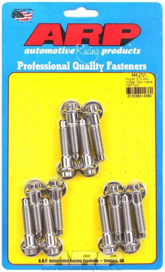 Mopar 273440 Wedge 12pt Intake Manifold Bolt Kit