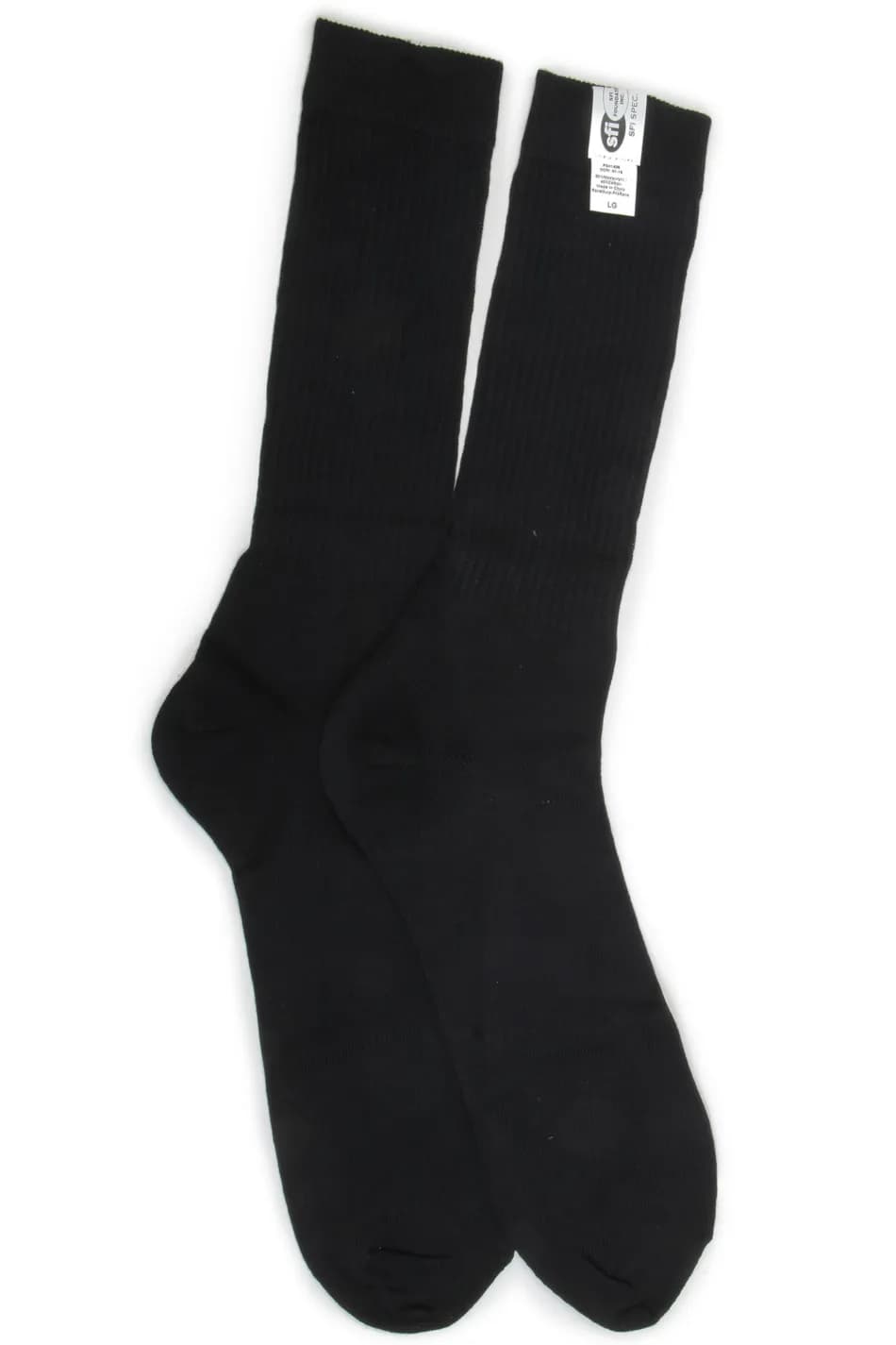 Sfi 3.3 Fire Retardant (Fr) Socks Large Shoe Size 1011 Black