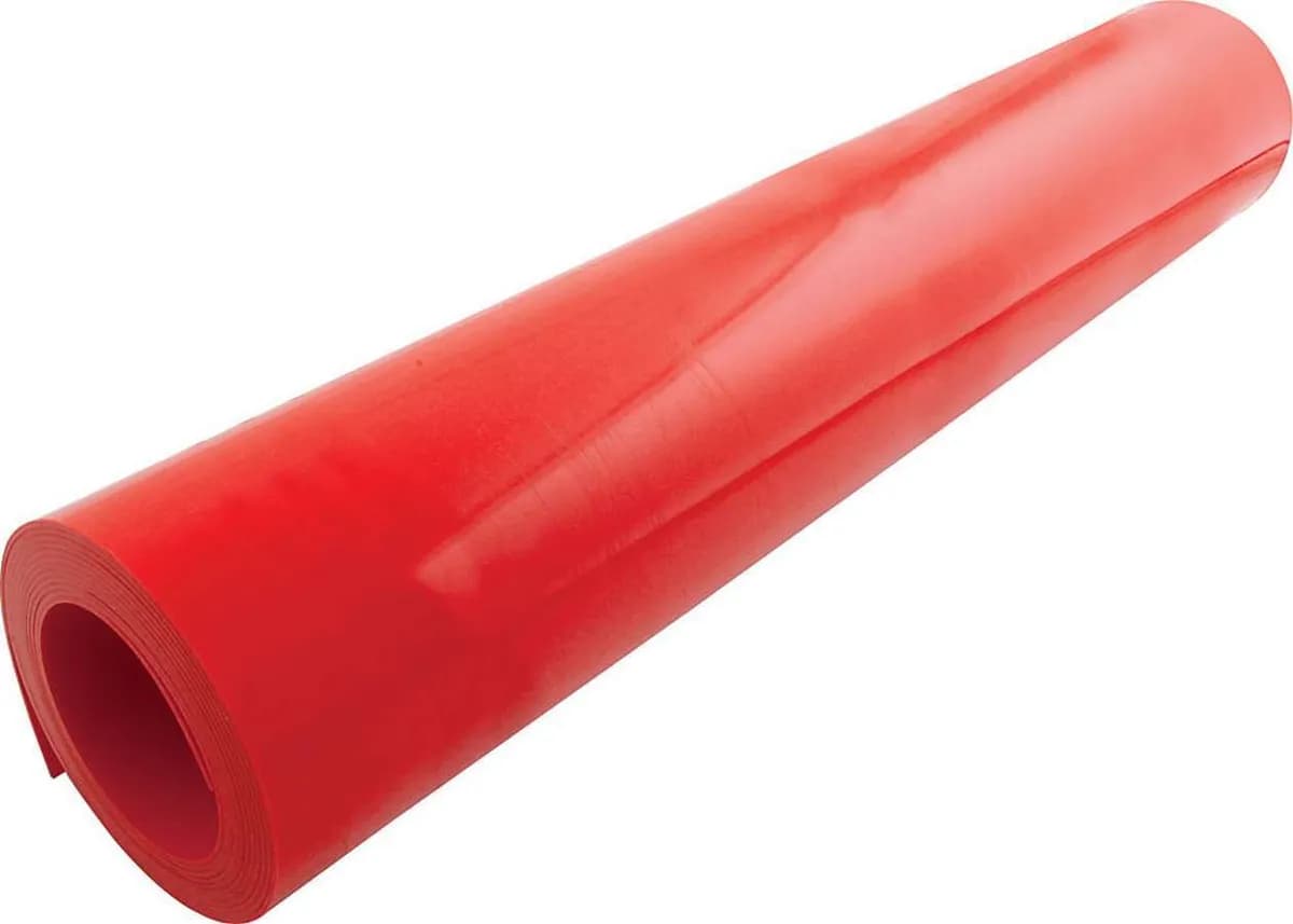 Allstar Performance Red Plastic Sheet - 10ft x 24in x 0.07in Thick