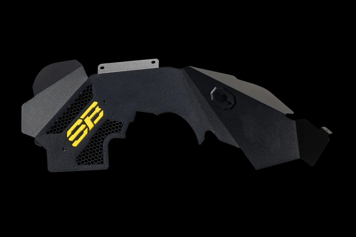 Front Aluminum Inner Fender Liner Pair - Black (07-18 JK/JKU)