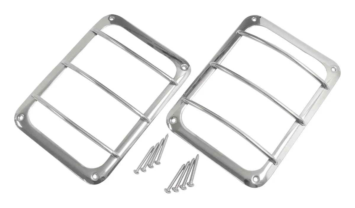 RT Off-Road - Stainless Stainless Tail Light Guard Set