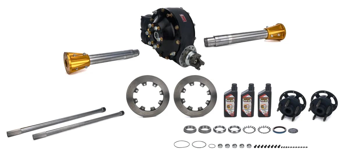 EZ 4.12 Mod Rear w/GN Tubes Blt Hubs & Rotors