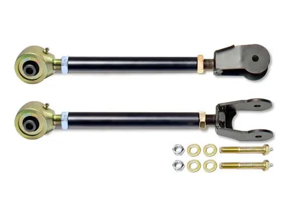 Johnny Joint Adjustable Control Arms 97-06 Wrangler TJ and LJ Unlimited/XJ/MJ Front Upper, Double Adjustable Greasable Pair RockJock 4x4
