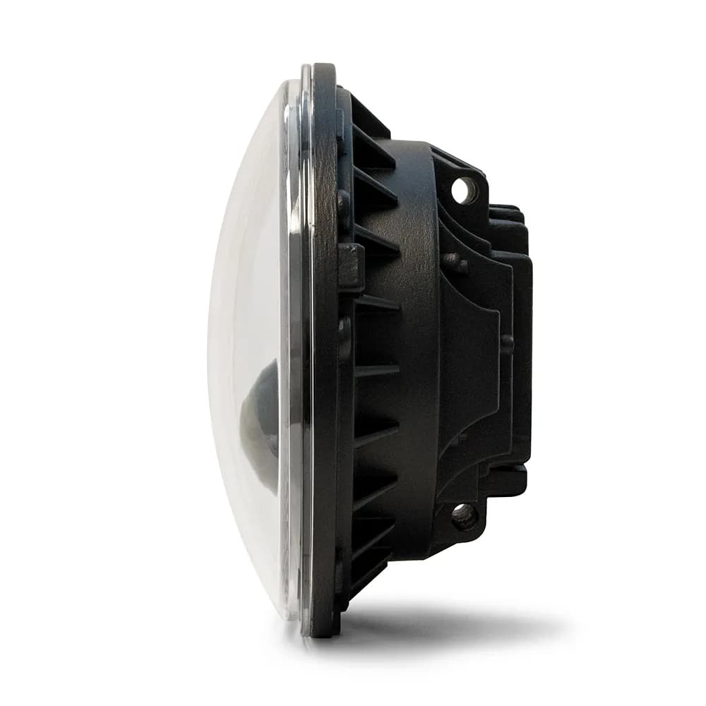 9718 Jeep Wrangler LED Headlights W/Angel Eyes Pair W/Antiflickers