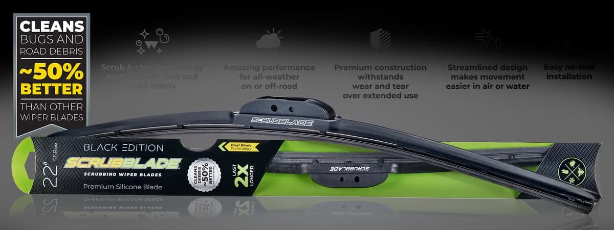 Scrubblade - 14 350mm Black Edition Silicone Wiper Blade - PB1400