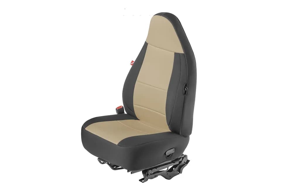 Jeep Wrangler Neoprene Seat Covers for 97-02 Jeep Wrangler TJ Tan Diver Down