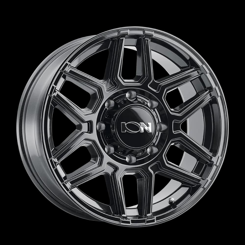 Cast Aluminum Wheels 146 GB 20x9 Gloss Black 8 On 165.1 Bolt Pattern 0 Offset ION Wheels