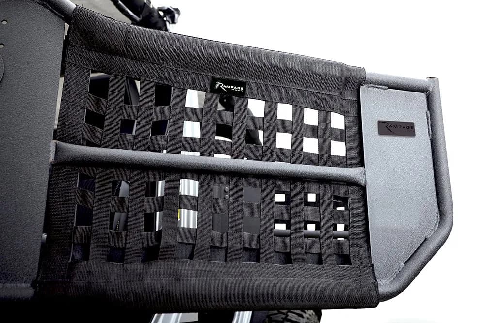 18c Wrangler JL Trail Doors; Set Of 2; Black; (2dr)