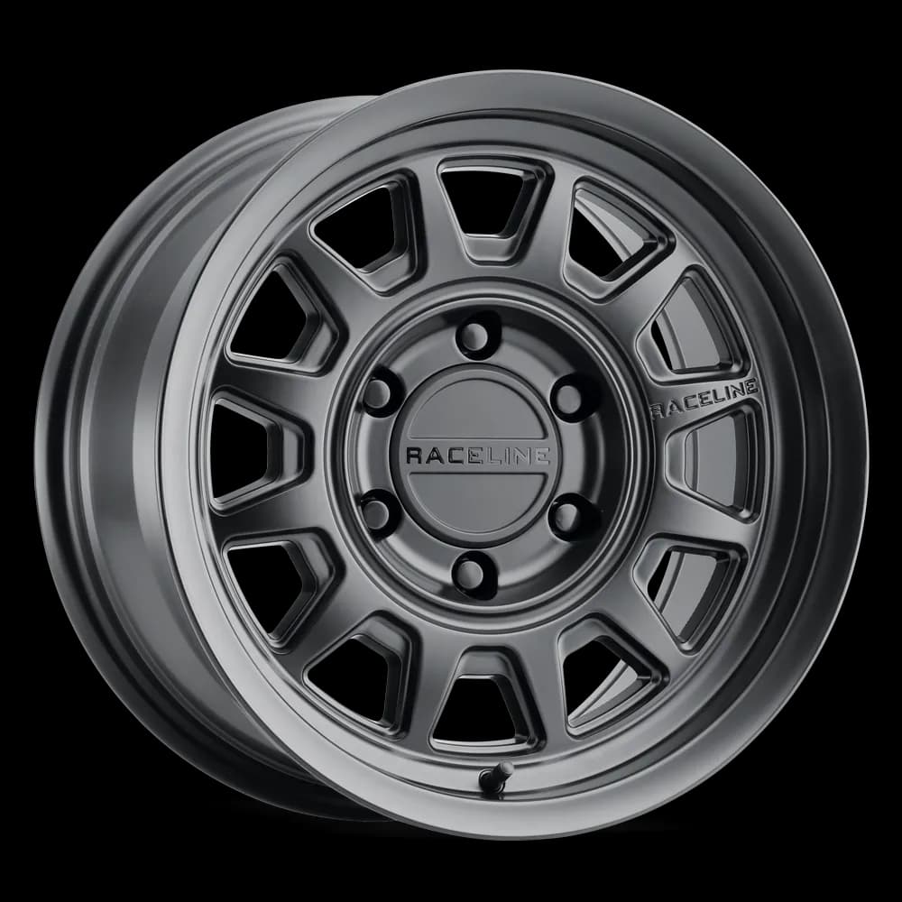 Aluminum Wheels 17x9 Aero HD 952B Satin Black -12 Offset 5 on 127 Bolt Pattern 78.1 Bore Raceline