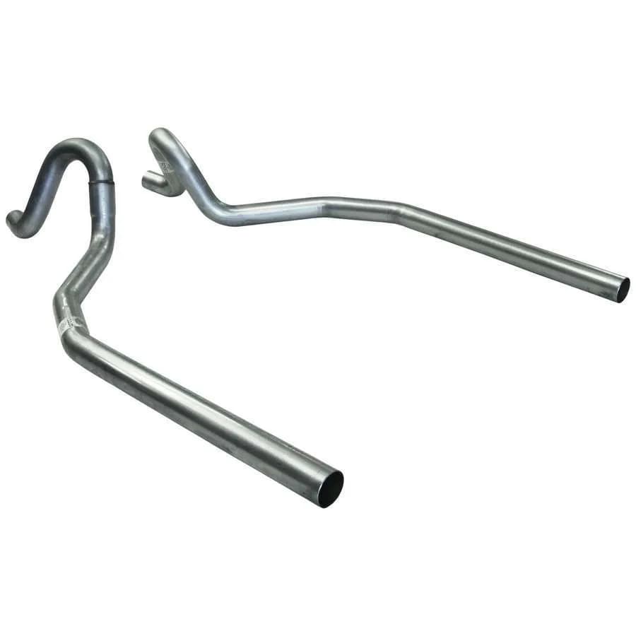 Tailpipes, 2.50" Mandrel Bent Tubing for 78-88 GM G-Body, 16 Gauge Aluminized Steel: 1 pr
