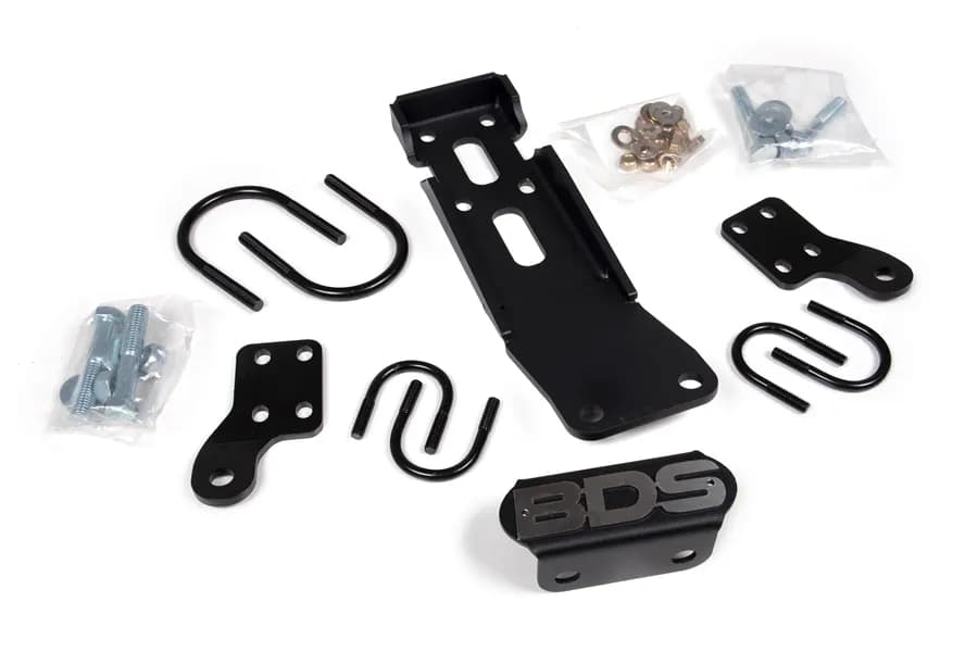 BDS Suspension Dual Steering Stabilizer Bracket Kit - JK