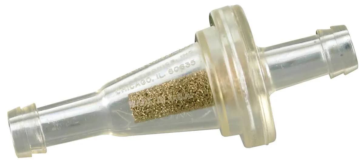 In-Line Gas Fltr 1/4 Singlepac Stainless Mesh Fuel Filter