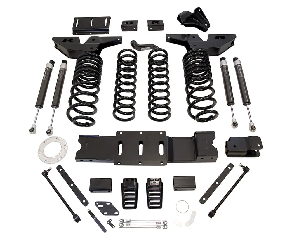 6'' Lift Kit 2019-2023 Ram 2500 W/ Falcon Shocks And Ring And Crossmember Standard Output Diesel Motor