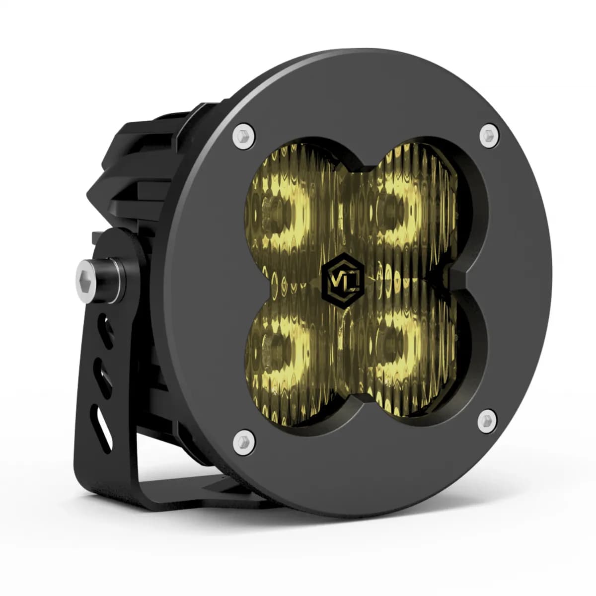 Fng 3 rr SAE 3 Inch Backlit Driving Light Pods Yellow Round Dot/Sae Pair Vivid Lumen