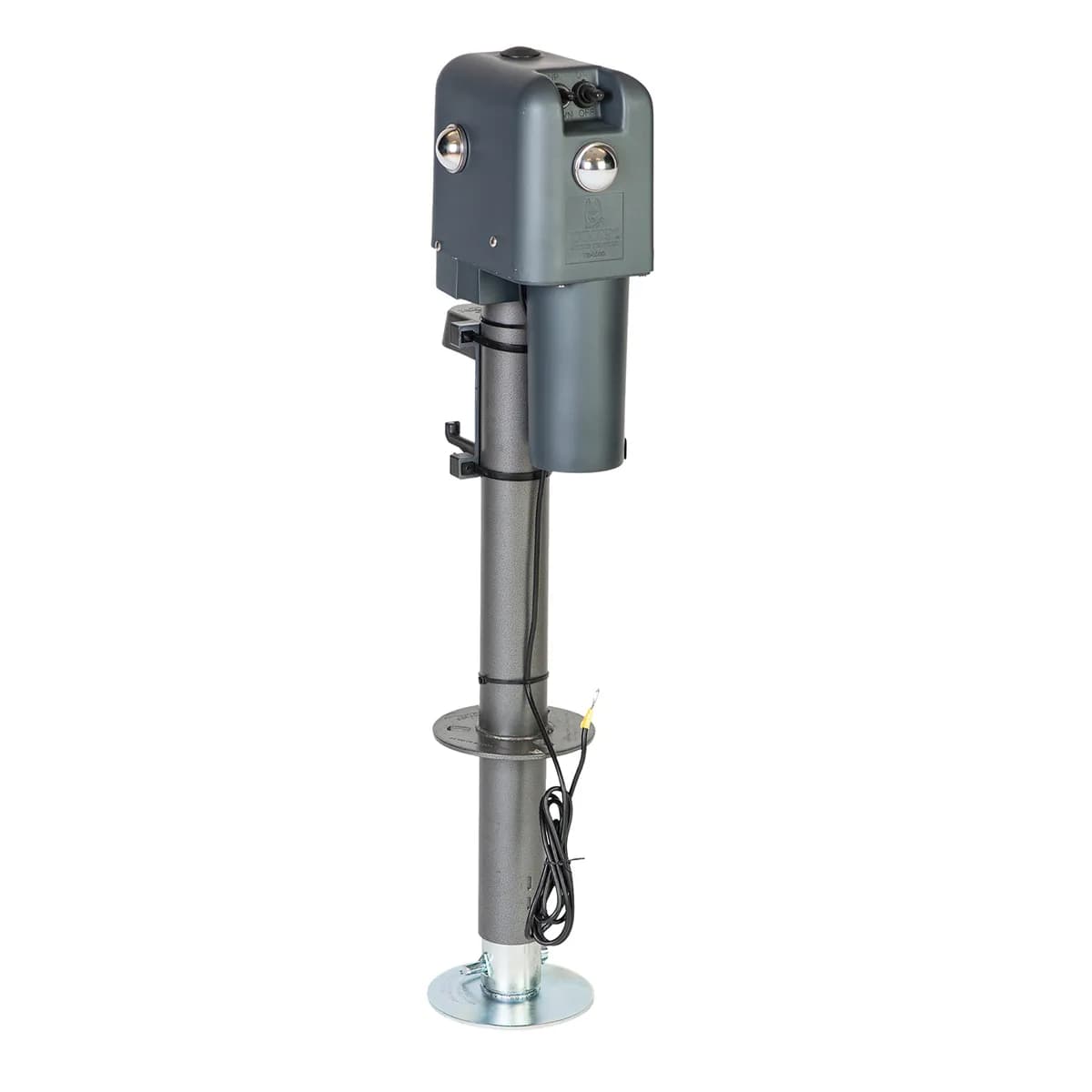 Husky Towing 87247 Elect 4500 LB Cap 18 Travel With 6 Drop Down Leg 3 St& LEDS W/O Remote Slvr