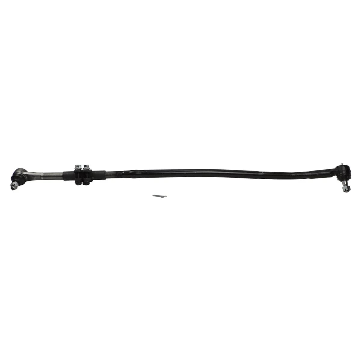 Drag Link Assembly; Steel; Black; Inclu. Tie Rod Ends and Adjuster w/ Hardware;