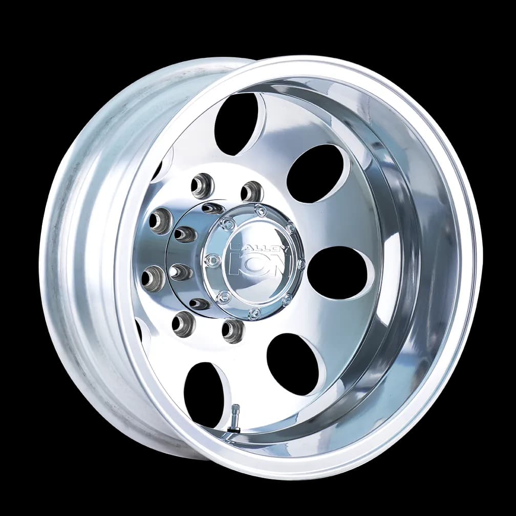 Cast Aluminum Wheels 167 PO 16x6 Polished 8 On 165.1 Bolt Pattern -125 Offset ION Wheels