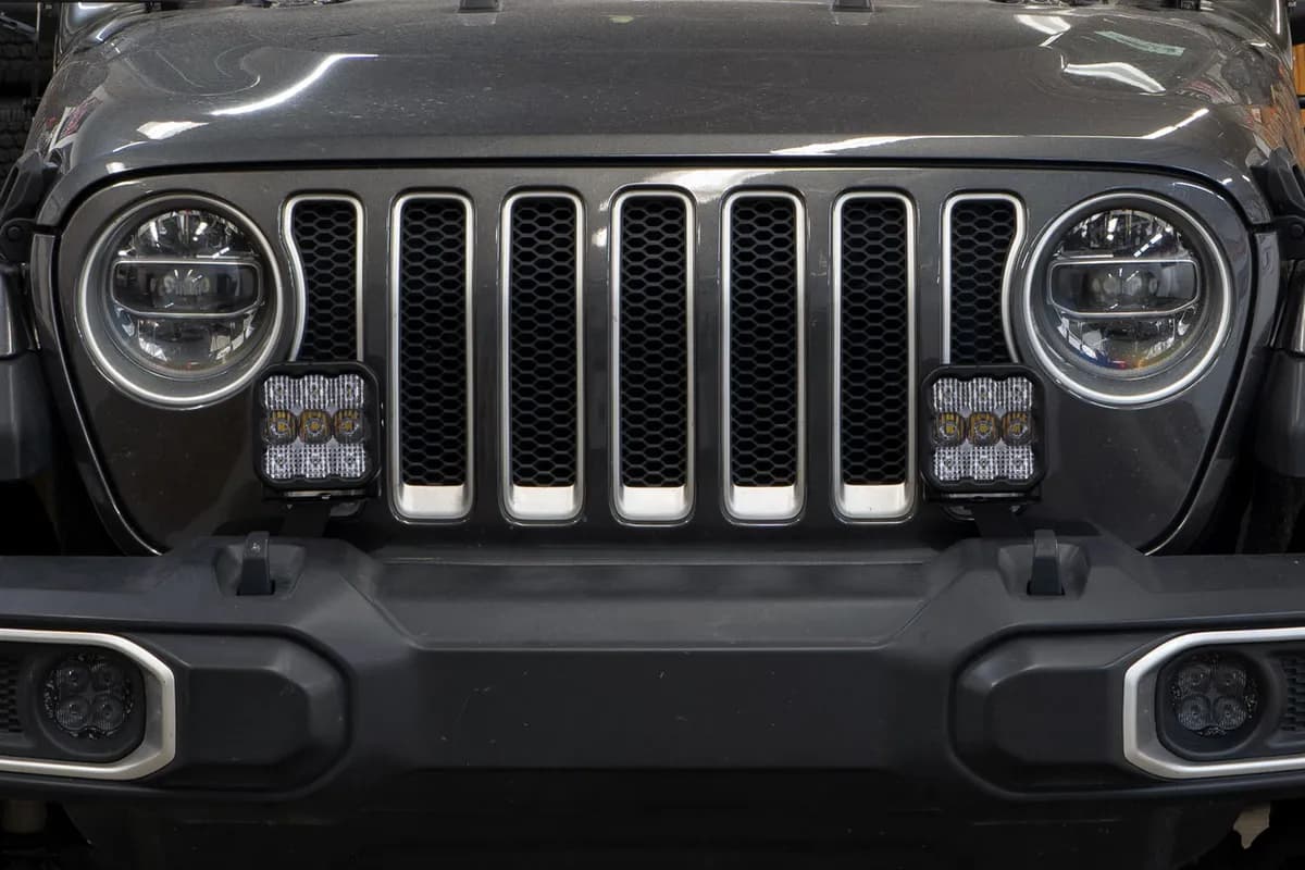Diode Dynamics - Jeep JL SS5 CrossLink Bumper Lightbar Kit, Pro Driving