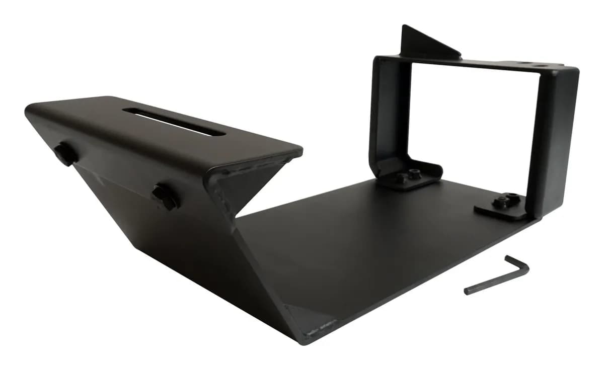 Black Evap Skid Plate Heavy Duty Skid Plate Protects Evap Canister From Damage;manufactured of 3/16" Thick Matte Black Powder Coated Steel;mounts to Frame Using Factory Hardware