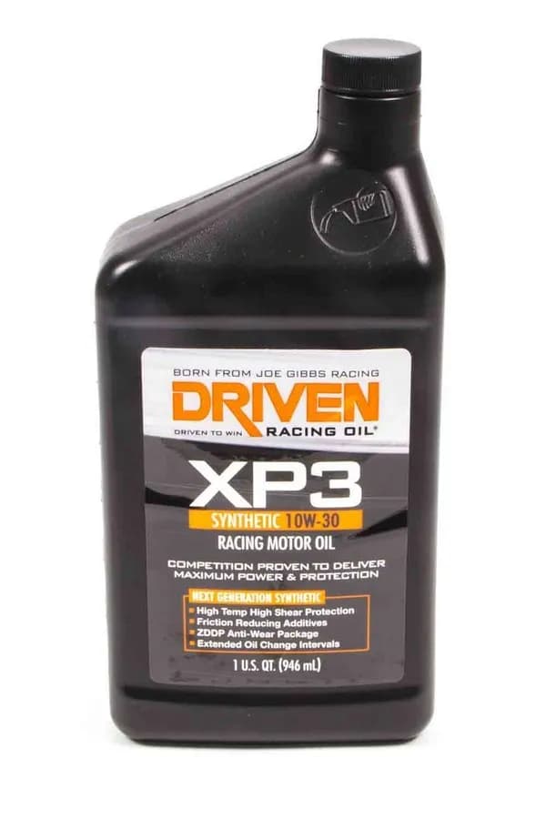 Driven Racing Oil, LLC 00306 XP3 10W-30 Synthetic Racing Oil - 1 Quart Bottle