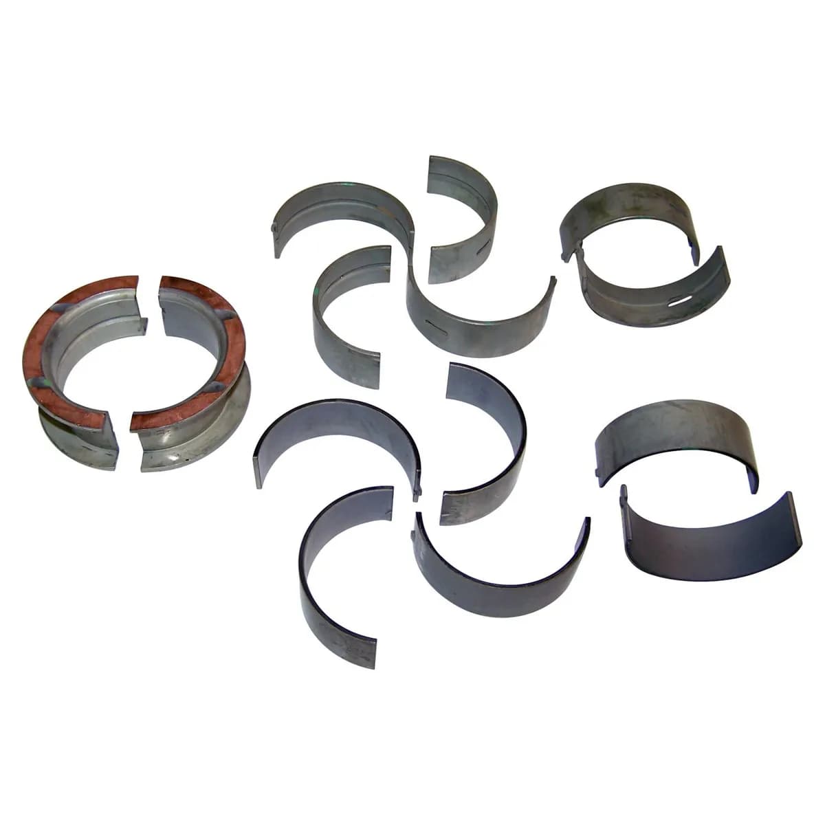 1974-1983 Cherokee SJ w/ 4.2L; Standard; w/ Offset Tab; Set of 6 1987-1990 Cherokee XJ w/ 4.0L; Standard; w/ Offset Tab; Set of 6 1972-1983 CJ-5 CJ w/ 4.2L; Standard; w/ Offset Tab; Set of 6 1976-1986 CJ-7 CJ w/ 4.2L; Standard; w/ Offset Tab; Set of 6