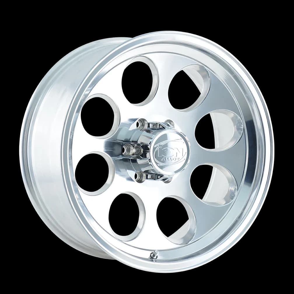 Cast Aluminum Wheels 171 PO 17x9 Polished 6 On 139.7 Bolt Pattern 0 Offset ION Wheels