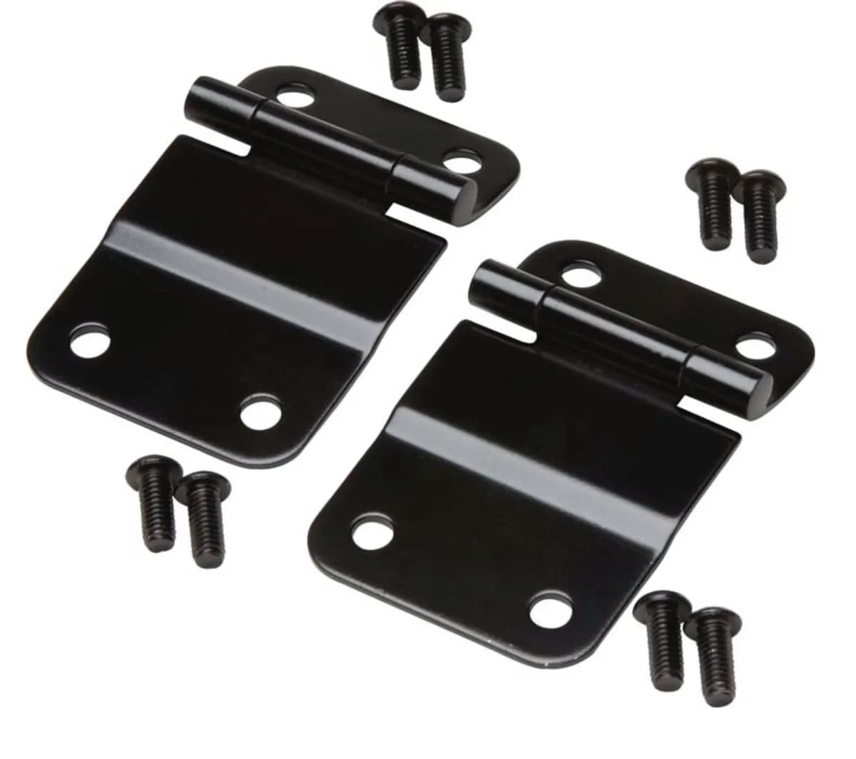 Exterior Accessories 1976-1986 Tailgate Hinges Black Powder Coated Stainless