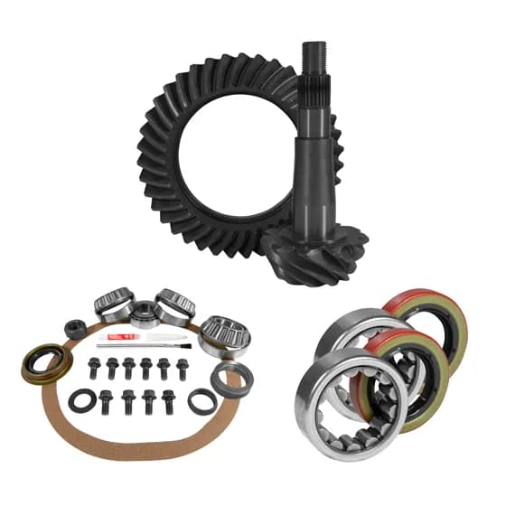 8.25 Inch Chy 4.56 Rear Ring & Pinion, Install Kit, 1.618 Inch Id Axle Bearing & Seals USA Standard