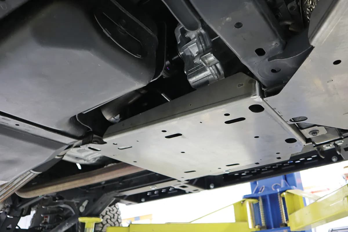 2021+ Bronco Black Ops Transfer Case Skid Plate (Black Powder Coated)