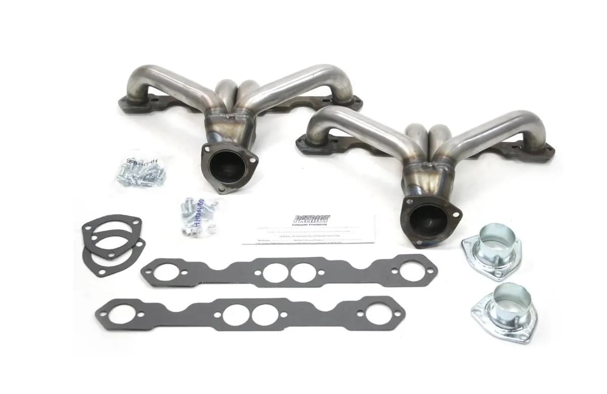 Patriot Tight Tuck Header 08-67 Street Rod 265-400 SBC 1 5/8" Primary 2 1/2" Collector Raw Steel H8037