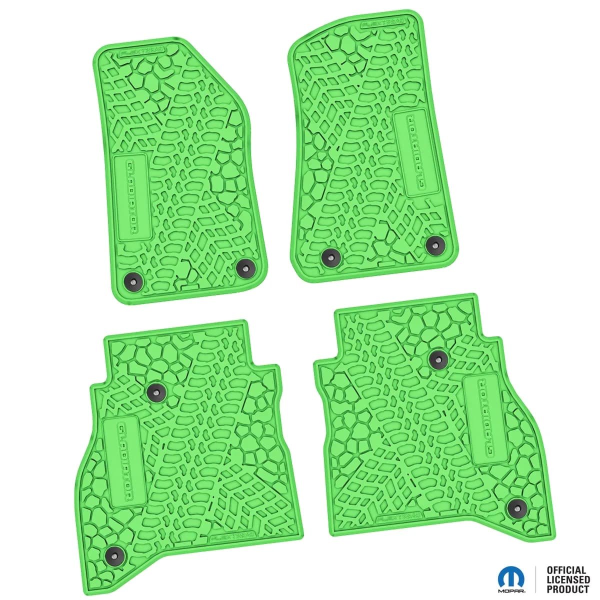 20-24 Jeep Gladiator Front and RearTire Tread/Scorched Earth Scene w/ Gladiator Insert - Black w/ Dark Blue Insert