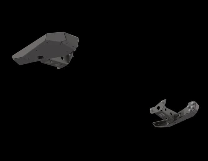 20c Gladiator Sport/Rubicon/Overland/Eco Diesel/Mojave High Clearance Comp Rear Bumper Corner Pods