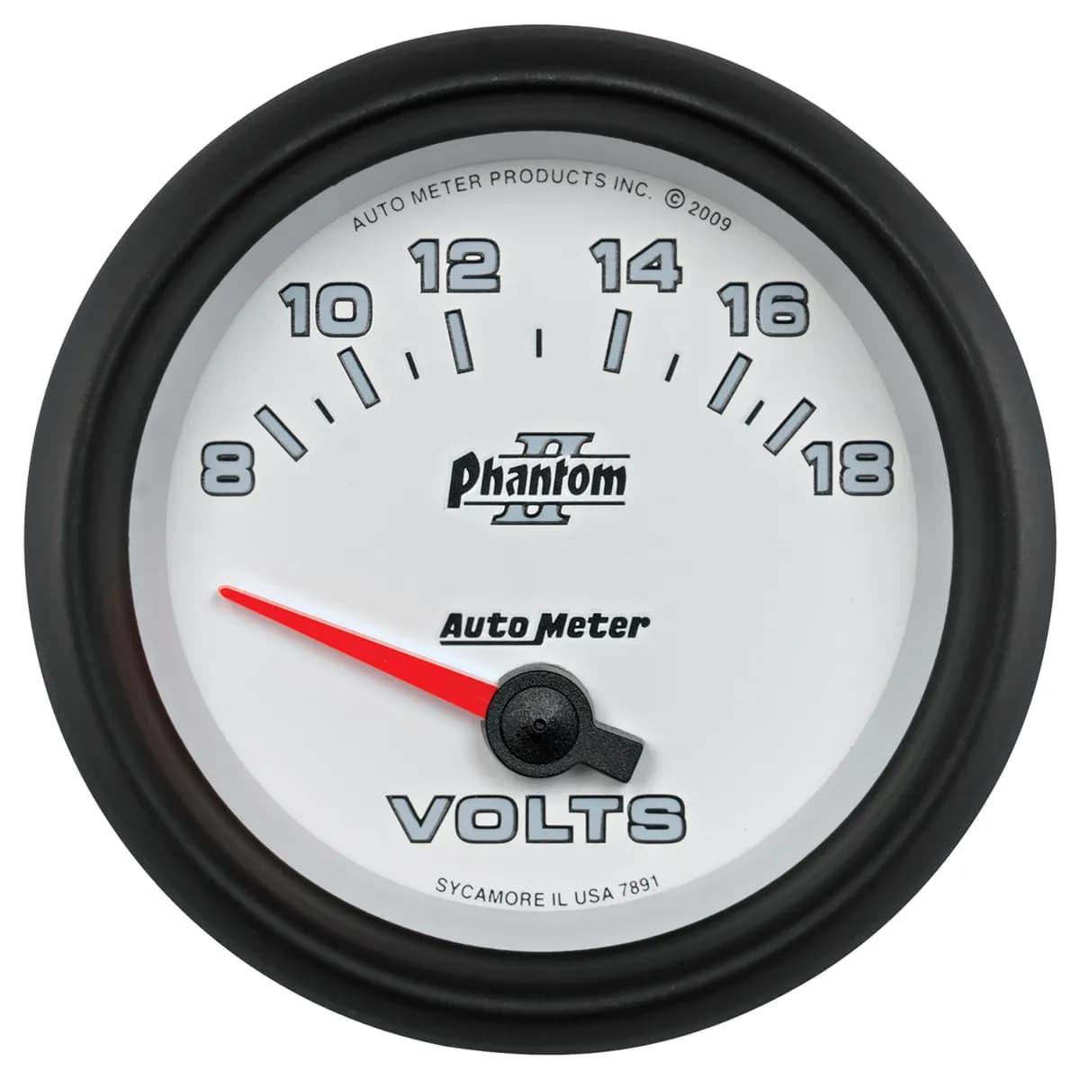 Gauge, Voltmeter, 2 5/8", 18V, Electric, Phantom II
