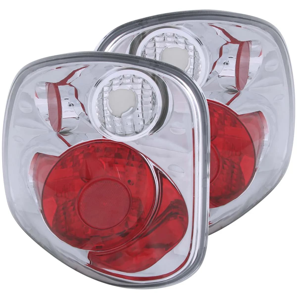 1997-2001 Ford F-Series Version 2 Chrome Lighting Flare Side Set
