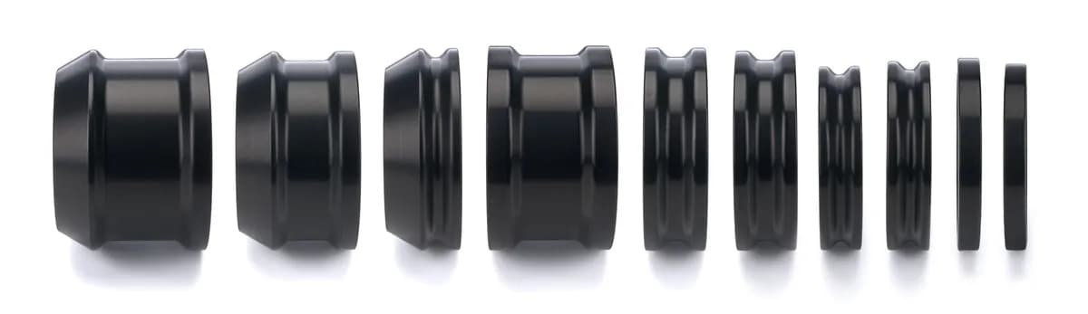 Alum Spacer Kit Black