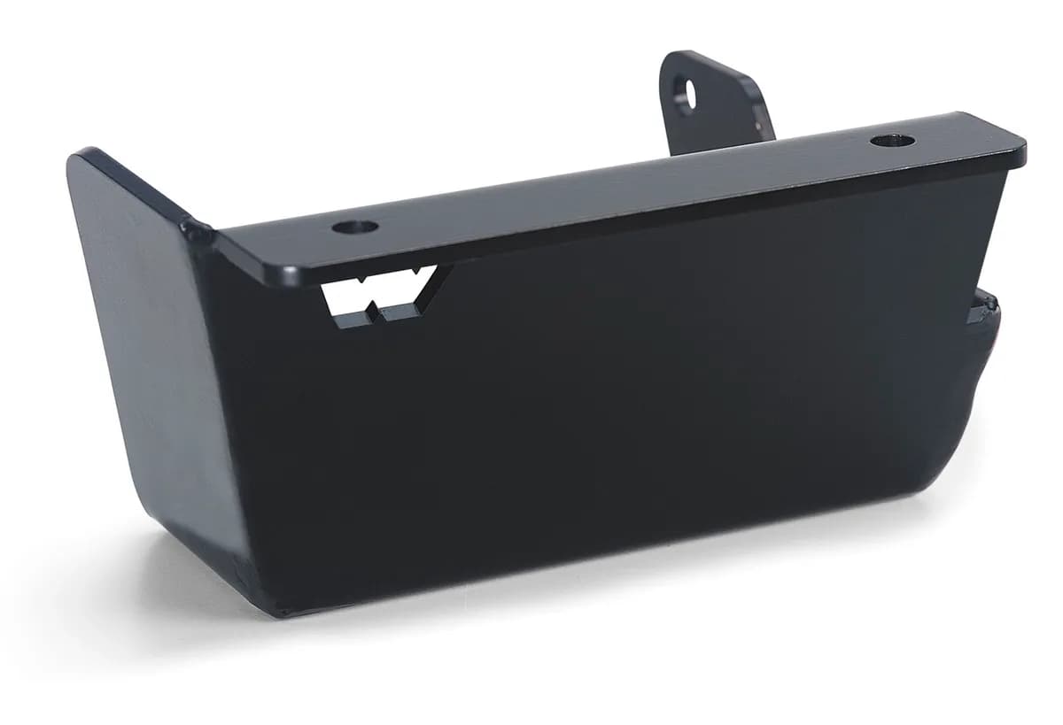 WARN - Steering Box; Powder Coated; Black; Steel