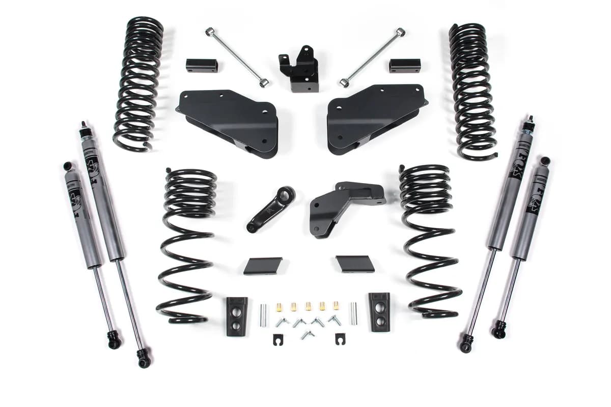 2014-2018 Ram 2500 5.5 Suspension Lift Kit - Gas - Front Coil Rear Coil - Fox 2.0 Adventure Series Shocks